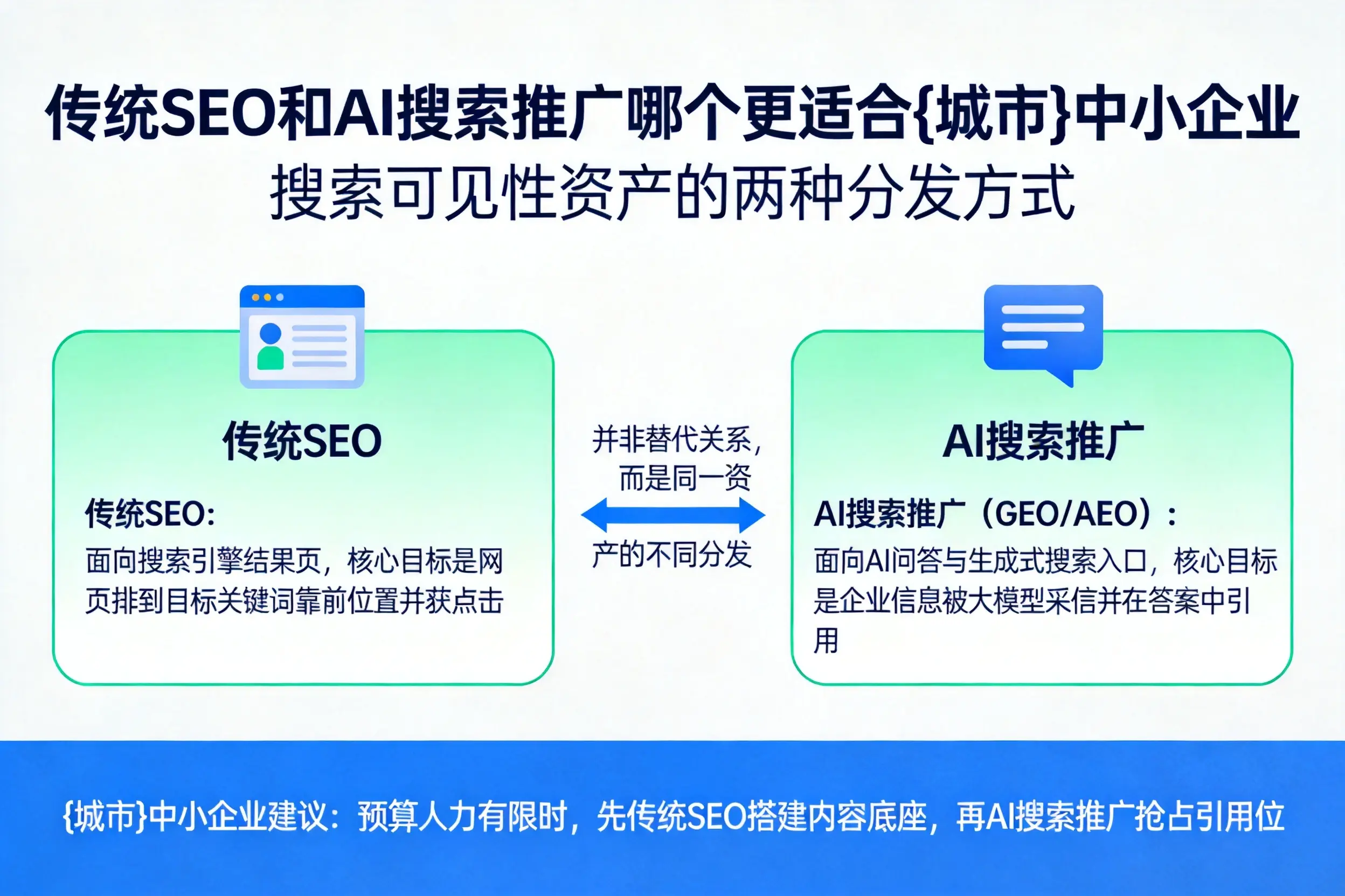 传统SEO和AI搜索推广哪个更适合忻州中小企业