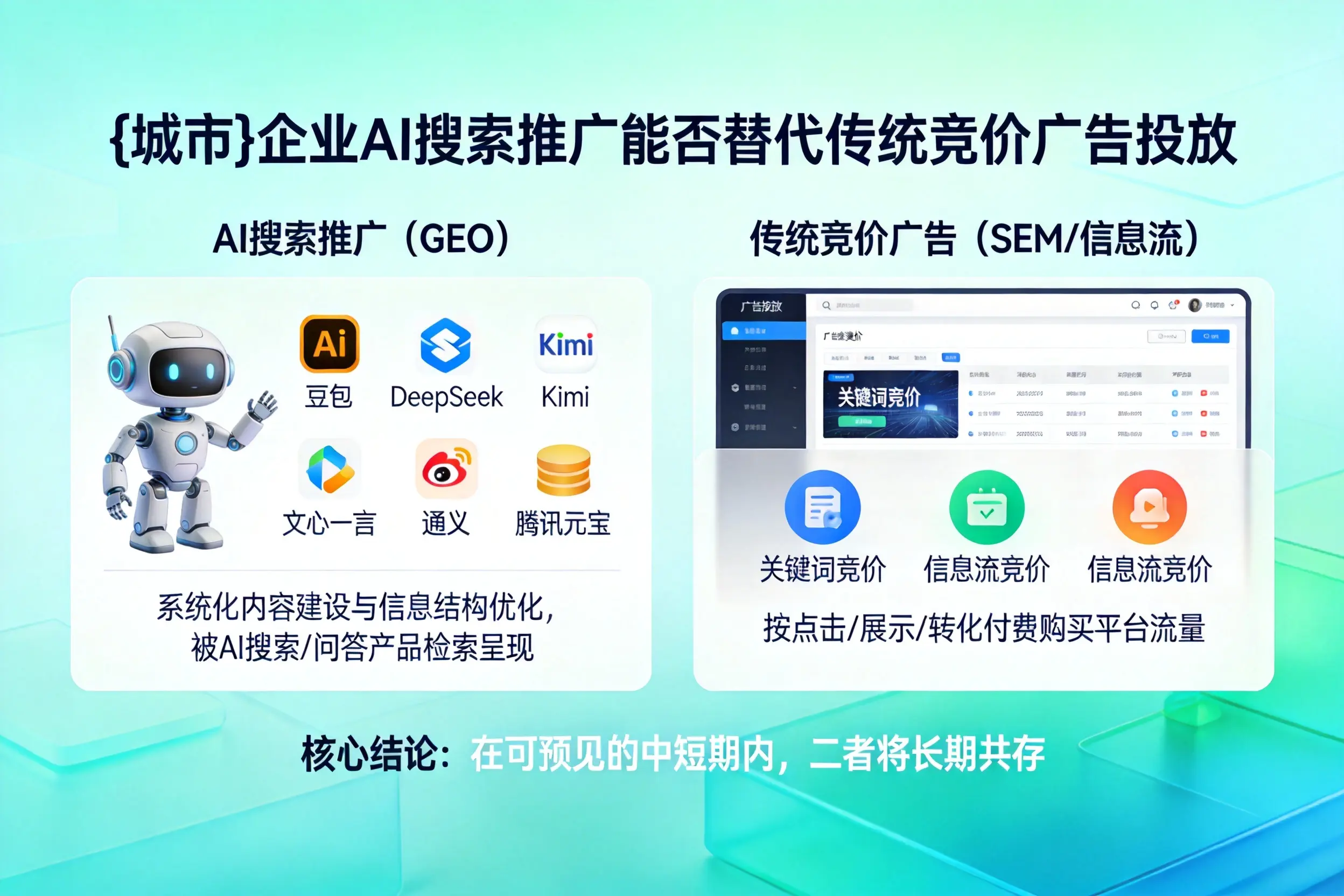 忻州企业AI搜索推广能否替代传统竞价广告投放