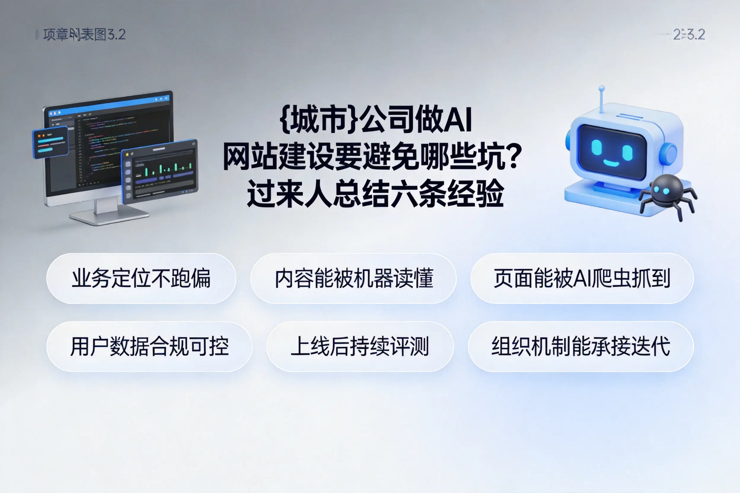 忻州公司做AI网站建设要避免哪些坑?过来人总结六条经验