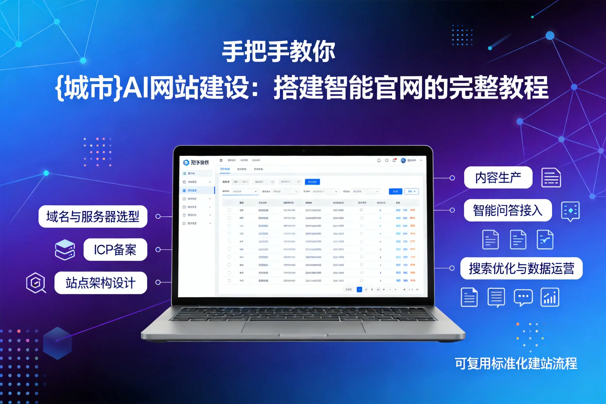手把手教你忻州AI网站建设：搭建智能官网的完整教程