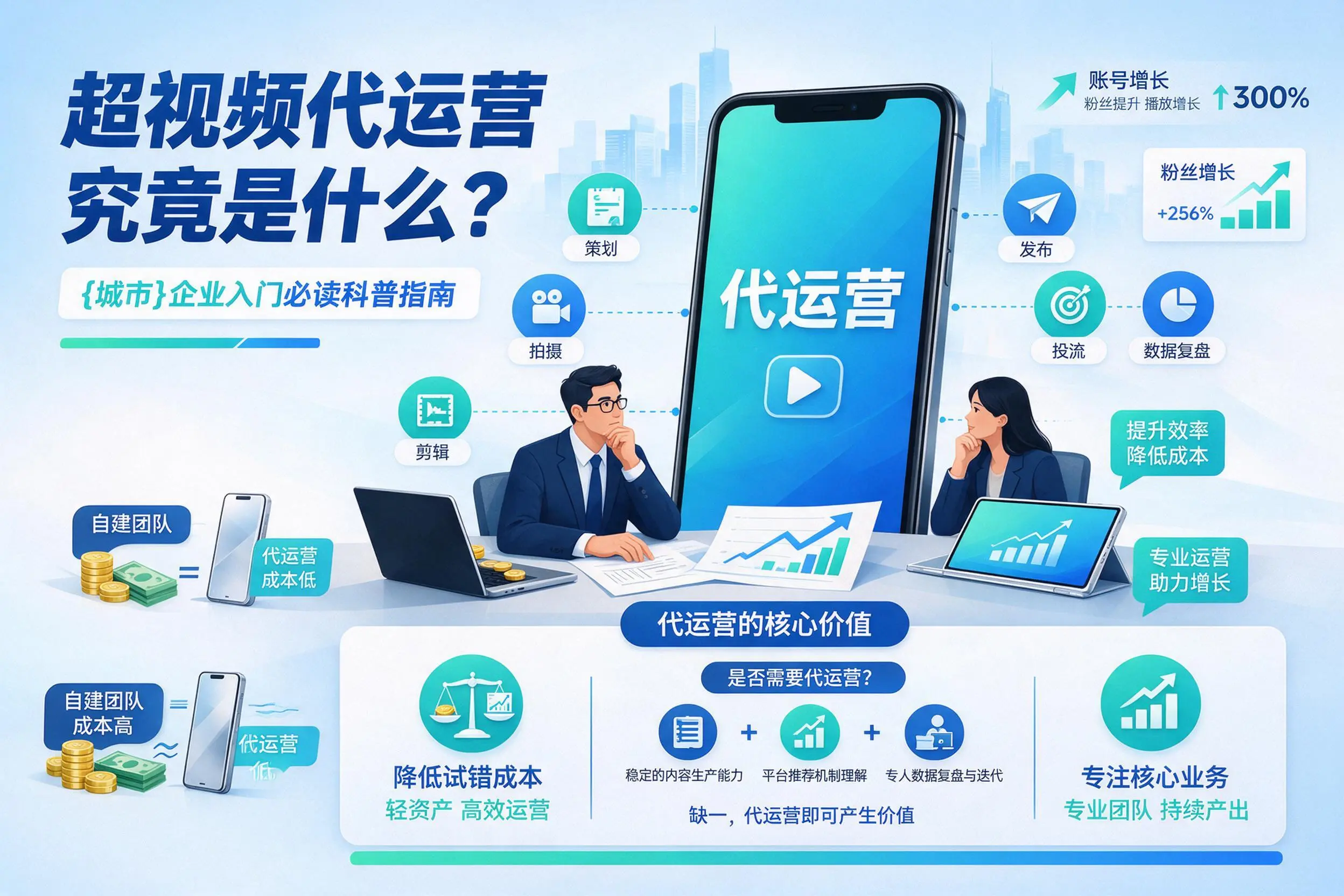 短视频代运营究竟是什么?忻州企业入门必读科普指南