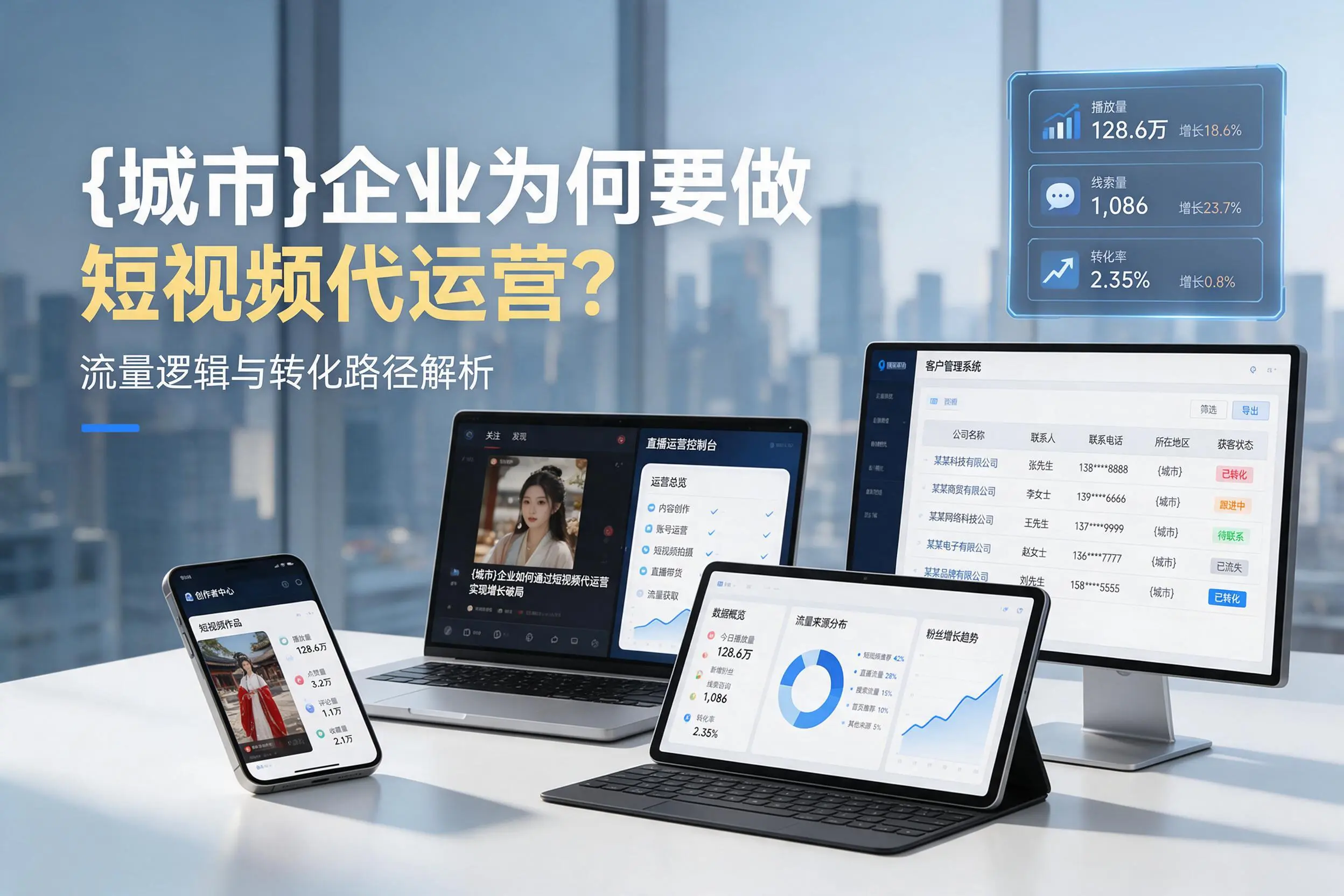 忻州企业为何要做短视频代运营？流量逻辑与转化路径解析