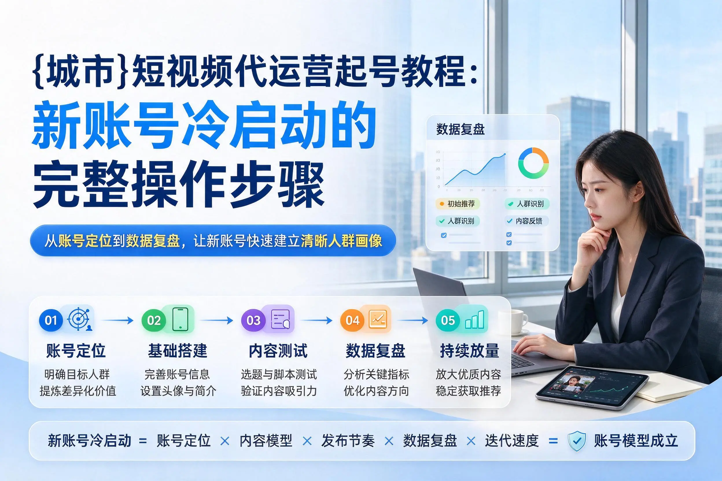 忻州短视频代运营起号教程：新账号冷启动的完整操作步骤