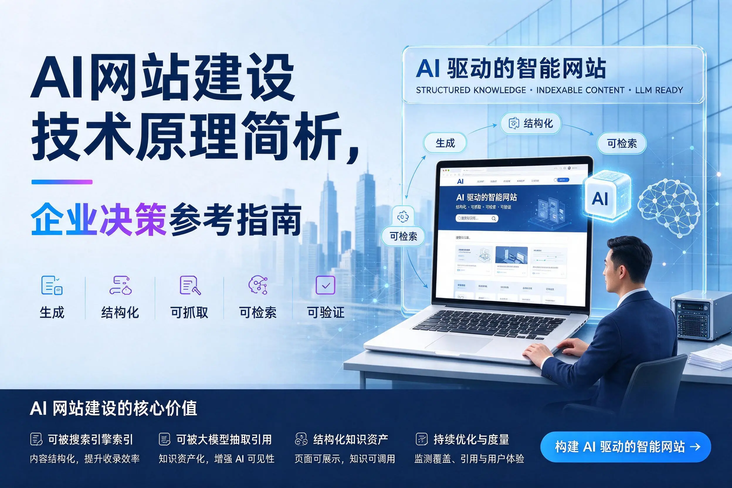 AI网站建设技术原理简析,忻州企业决策参考指南