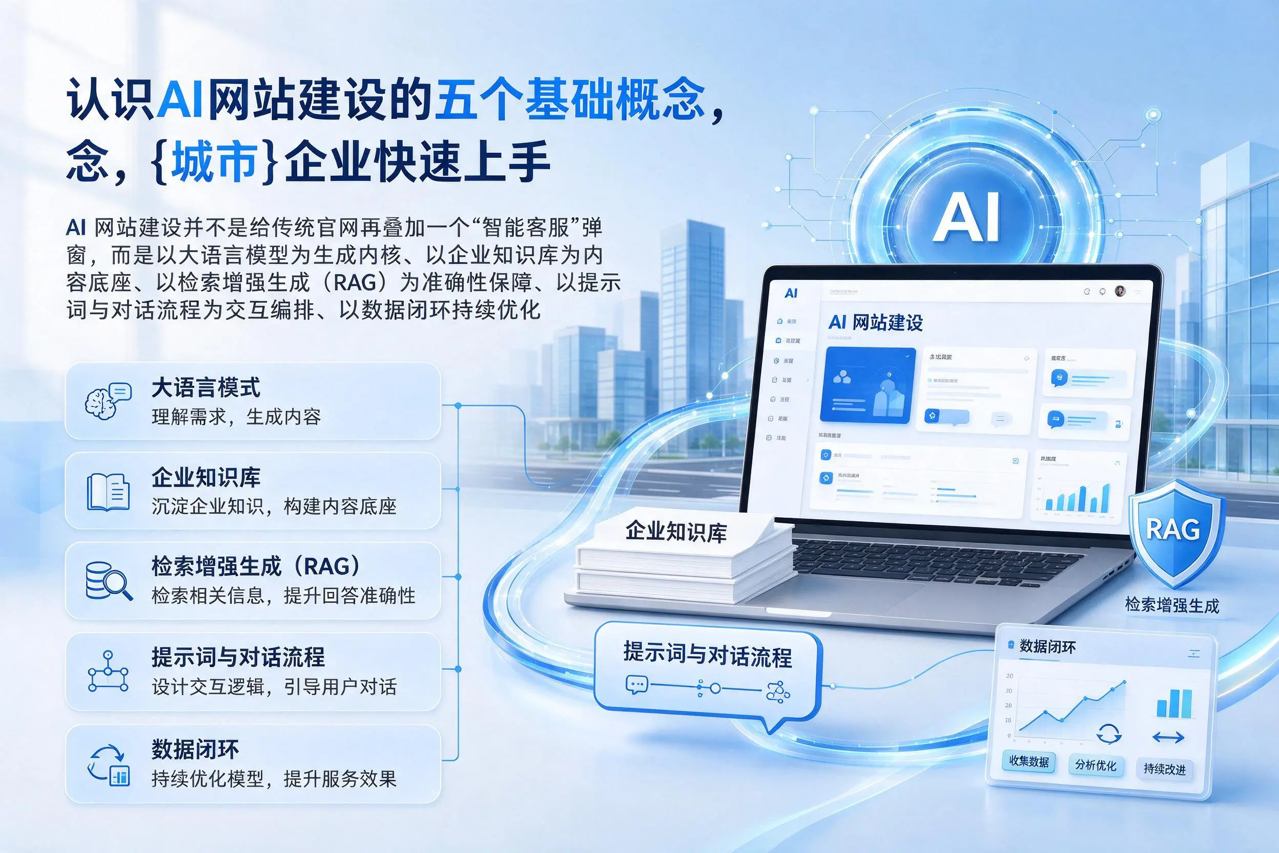 认识AI网站建设的五个基础概念，忻州企业快速上手