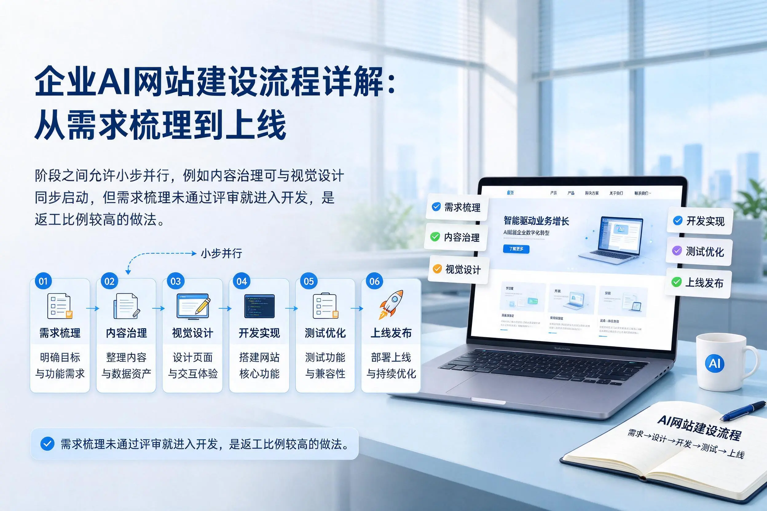 忻州企业AI网站建设流程详解：从需求梳理到上线