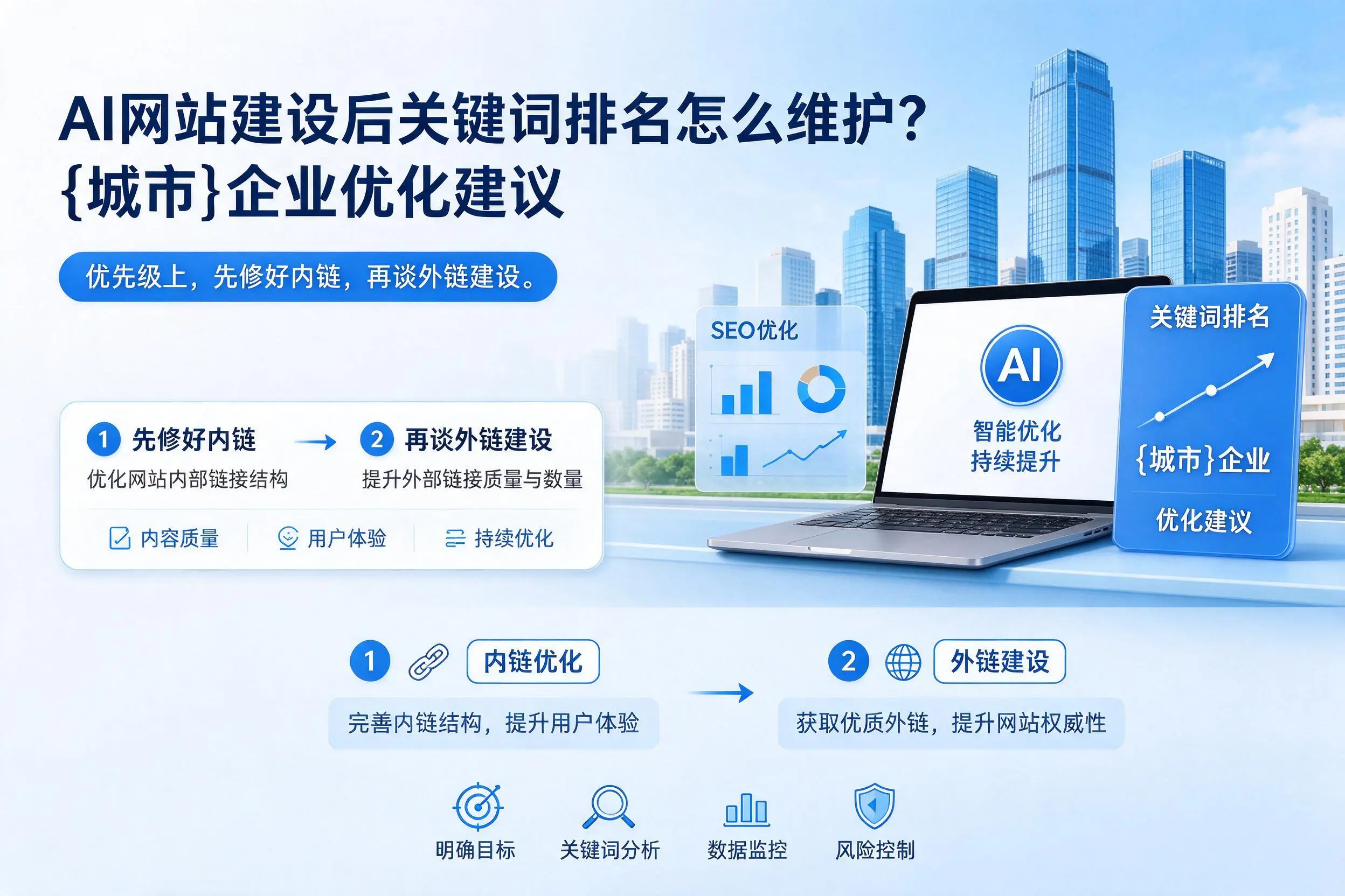 AI网站建设后关键词排名怎么维护？忻州企业优化建议